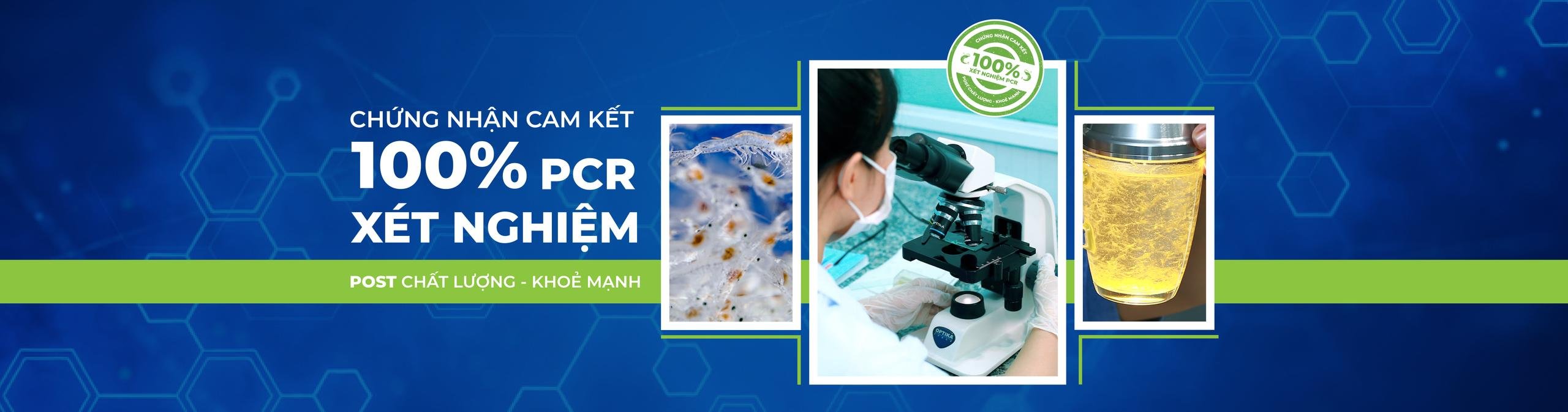 100% XÉT NGHIỆM PCR